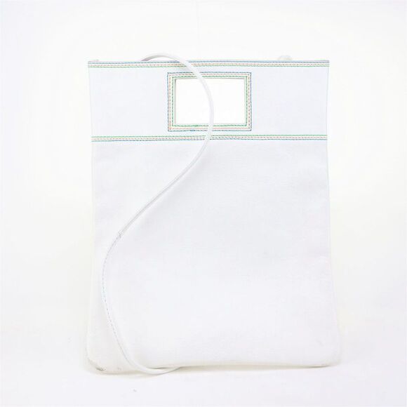 NWT Marc by Marc Jacobs Leather Foldover Oversize Clutch w Strap BEACH SAND - Picture 4 of 10